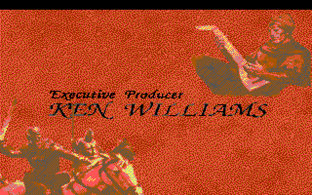 Conquests of the Longbow: The Legend of Robin Hood IBM PC/Compatibles Screenshot: One of several credits screens.