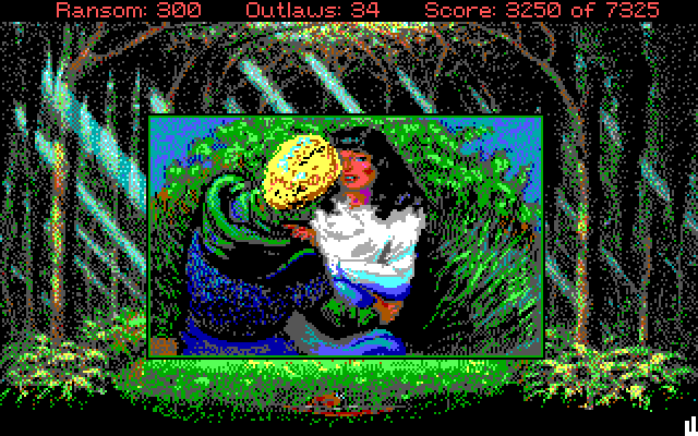 Conquests of the Longbow: The Legend of Robin Hood IBM PC/Compatibles Screenshot: Robin and Marian...