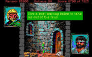 Conquests of the Longbow: The Legend of Robin Hood for IBM PC/Compatibles - This knight doesn't trust Robin just yet...