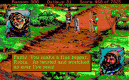 Conquests of the Longbow: The Legend of Robin Hood for IBM PC/Compatibles - I have a disguise now, and time to head into town...