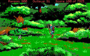 Conquests of the Longbow: The Legend of Robin Hood for IBM PC/Compatibles - Exploring the forrest.