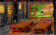 Conquests of the Longbow: The Legend of Robin Hood for IBM PC/Compatibles - The abbot is here, talk to him to learn some clues...