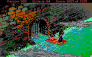 Conquests of the Longbow: The Legend of Robin Hood for IBM PC/Compatibles - Leaving the monastary...