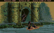 Conquests of the Longbow: The Legend of Robin Hood for Amiga - Try to sneak in...