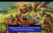 Conquests of the Longbow: The Legend of Robin Hood for Amiga - King Richard is captured...