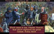 Conquests of the Longbow: The Legend of Robin Hood for Amiga - King Richard returns...