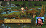 Conquests of the Longbow: The Legend of Robin Hood for Amiga - I've acquired a nice disguise...
