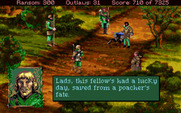 Conquests of the Longbow: The Legend of Robin Hood for Amiga - You'll visit Watling Street multiple times to help or hinder people...