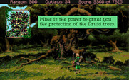 Conquests of the Longbow: The Legend of Robin Hood for Amiga - This power will be useful later on...
