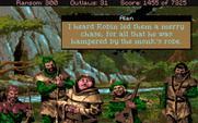 Conquests of the Longbow: The Legend of Robin Hood for Amiga - Here's one way to die in the game...
