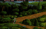 Conquests of the Longbow: The Legend of Robin Hood for Amiga - The lookout...you'll come here often to find people...