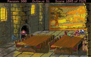 Conquests of the Longbow: The Legend of Robin Hood for Amiga - The abbot is here, talking to him can be helpful...