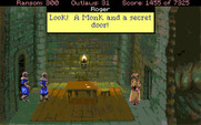 Conquests of the Longbow: The Legend of Robin Hood for Amiga - The guards caught me!