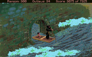 Conquests of the Longbow: The Legend of Robin Hood for Amiga - Escaping the monastary...