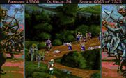 Conquests of the Longbow: The Legend of Robin Hood for Amiga - A battle! Who will win?