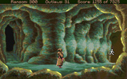 Conquests of the Longbow: The Legend of Robin Hood for Amiga - This hidden passage is useful in the game...