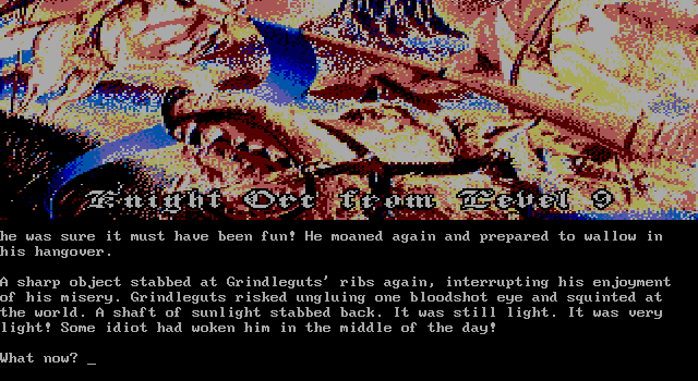 Knight Orc IBM PC/Compatibles Screenshot: Game story setup