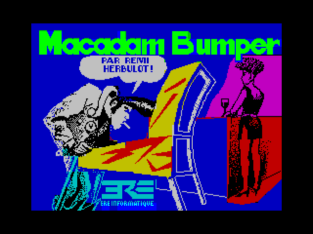 Pinball Wizard ZX Spectrum Screenshot: Loading screen.