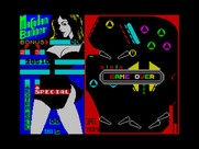 Pinball Wizard for ZX Spectrum - Game over.