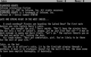 Plundered Hearts for IBM PC/Compatibles - Title screen and starting location.