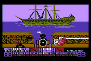 Pirates of the Barbary Coast for Atari 8-bit - I didn't have enough money for the ransom, so it's battle time!