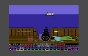 Pirates of the Barbary Coast for Commodore 64 - One of my men is down...