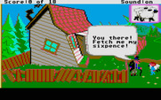 Mixed-Up Mother Goose for Atari ST - This house is rather crooked...