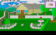 Mixed-Up Mother Goose for Atari ST - There's a lamb! But how can I reach it?