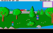 Mixed-Up Mother Goose for Atari ST - Here's a character...I wonder what he wants?