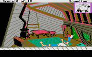 Mixed-Up Mother Goose for Atari ST - Inside the crooked house...