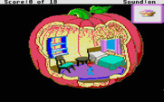 Mixed-Up Mother Goose for Atari ST - Inside the pumpkin...
