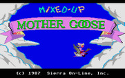 Mixed-Up Mother Goose for Atari ST - Title screen.