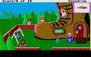 Mixed-Up Mother Goose for Atari ST - Here's a rather large old shoe...