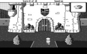 Mixed-Up Mother Goose for Atari ST - Castle entrance.