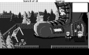 Mixed-Up Mother Goose for Atari ST - Outside a giant shoe!