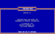 Forbidden Quest for IBM PC/Compatibles - Title screen.
