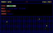 Forbidden Quest for IBM PC/Compatibles - Current status displayed on the control panel screen.