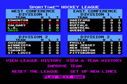 Superstar Ice Hockey for Apple IIgs - Ready to play a game?