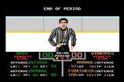 Superstar Ice Hockey for Apple IIgs - End of period.
