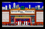 Superstar Ice Hockey for Apple IIgs - Game start.