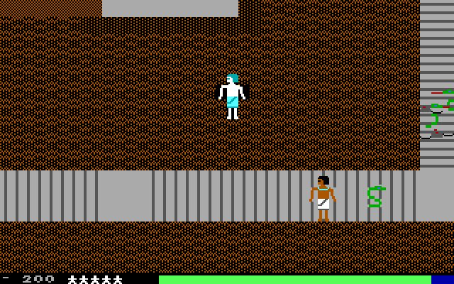Seven Spirits of Ra, The IBM PC/Compatibles Screenshot: I died, so one of my spirits floats away...