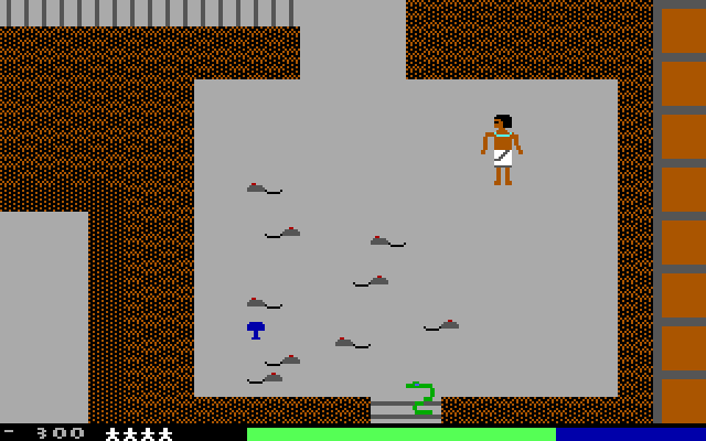 Seven Spirits of Ra, The IBM PC/Compatibles Screenshot: Snakes...why did it have to be snakes?