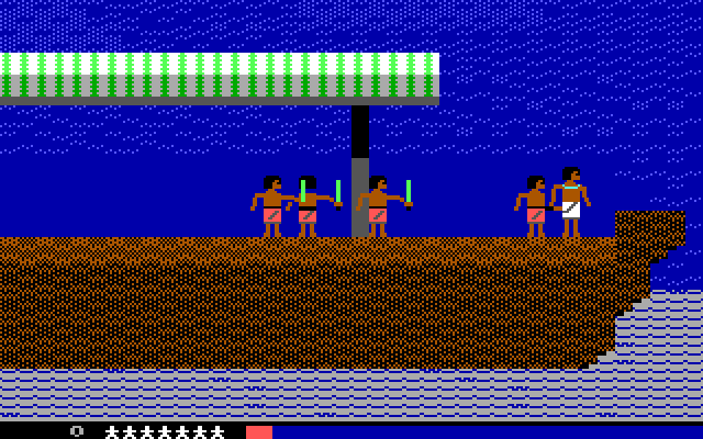 Seven Spirits of Ra, The IBM PC/Compatibles Screenshot: You will die here, and have no choice in the matter...