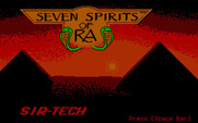 Seven Spirits of Ra, The for IBM PC/Compatibles - Title screen.