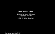 Mychess for IBM PC/Compatibles - Title screen.
