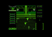 Ajax for Amstrad CPC - Dodging incoming jets...