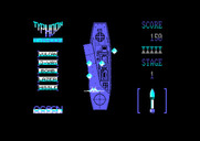Ajax for Amstrad CPC - Attacking a large battleship...