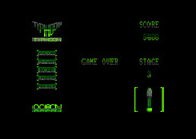 Ajax for Amstrad CPC - Game over.