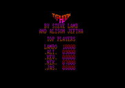 Ajax for Amstrad CPC - Top players.