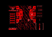 Ajax for Amstrad CPC - The jets are quick, be ready to shoot or dodge them!
